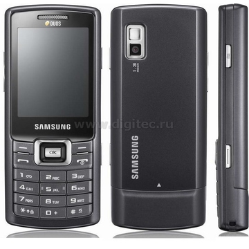 Сотовый телефон Samsung C5212 Noble Black