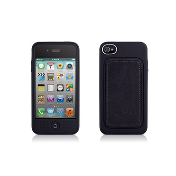 Футляр Bone Phone Leather Black (для iPhone 4S, кожа, 62x118x13 мм)