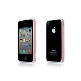 Бампер Bone Phone Ring Pink (для iPhone 4S, полипропилен, защита экрана)