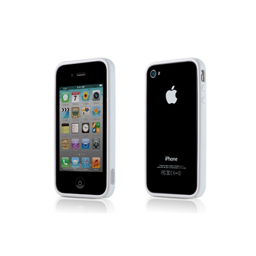 Бампер Bone Phone Ring White (для iPhone 4S, полипропилен, защита экрана)