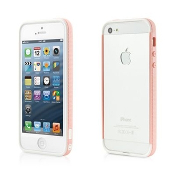 Бампер Bone Phone Ring Pink (для iPhone 5, полипропилен, защита экрана)