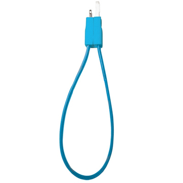 Кабель PQI i-Cable Flat 20 Blue (USB-Lightning, 20см., плоский, с замком)