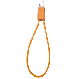 Кабель PQI i-Cable Flat 20 Orange (USB-Lightning, 20см., плоский, с замком)