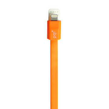 Кабель PQI i-Cable Flat 90 Orange (USB-Lightning, 90см., плоский)