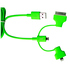Кабель PQI i-Cable Multi-Plug Green 