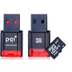  MicroSDHC 04Гб PQI Класс 6 (USB ридер М722)