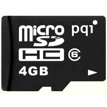  MicroSDHC 04Гб PQI Класс 6 (без адаптера)