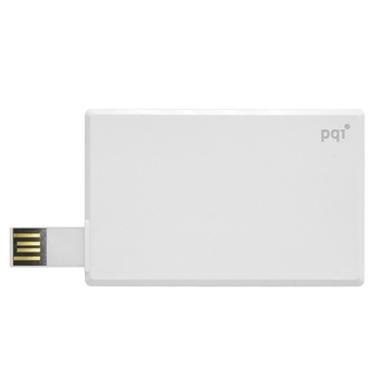 Флешка USB под нанесение PQI Business Card U512 32gb White