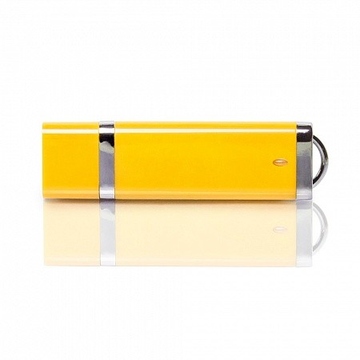 Накопитель под нанесение Present BC 16GB Yellow (пластик, 69.0 x 19.0 x 5.0 mm, площадь под нанесение 15x42 mm, без блистера)