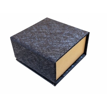 Коробка Present Paper FB1105 Blue Gold (картон, на магните, 65х63х35мм)