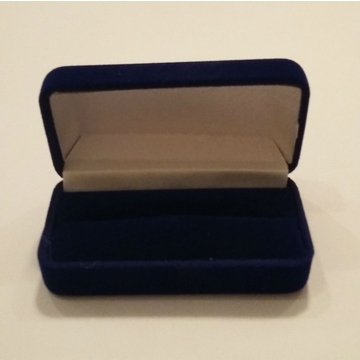 Коробка Present Velvet FU-55 Blue (бархатная, картон/ткань, 77х39х28мм)