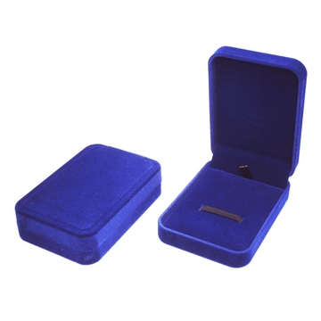 Коробка Present Velvet Blue (бархатная, картон/ткань, 100x68x25mm)