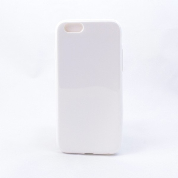 Чехол под нанесение Present Silicone Glossy White (для iPhone 6 Plus)