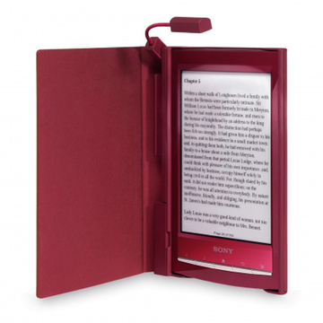 Обложка Sony PRS-ACL10 Red (для эл. книги Sony PRS-T1, с подсветкой)