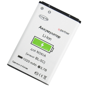 Partner (аналог Nokia BL-5C, 1020mAh)