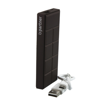 Портативный аккумулятор Partner Chocolate (USB, 1A, кабель USB-microUSB, 3200 mAh)