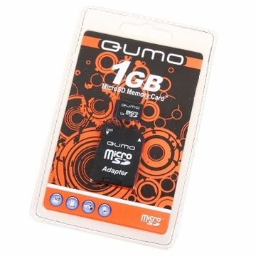  MicroSD 01Гб QUMO (адаптер)
