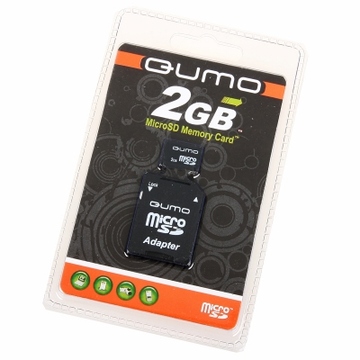  MicroSD 02Гб QUMO (адаптер)