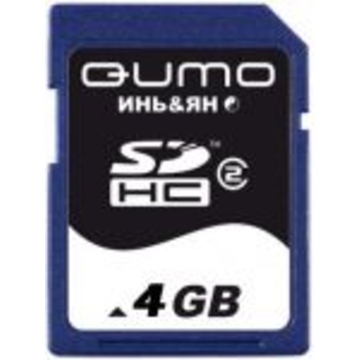  MicroSDHC 04Гб QUMO Класс 2 (адаптер)
