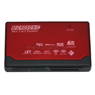 Card reader Microsonic CR-82 Black Red (57-в-1)