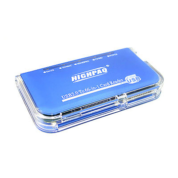 Card reader Highpaq CR-Q007 Blue (66-в-1)