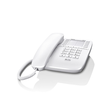 Siemens Gigaset DA510 White (10 функциональных клавиш, 10 мелодий звонка, совместим со слуховым аппаратом)