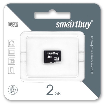  MicroSD 02Гб Smartbuy (без адаптера)