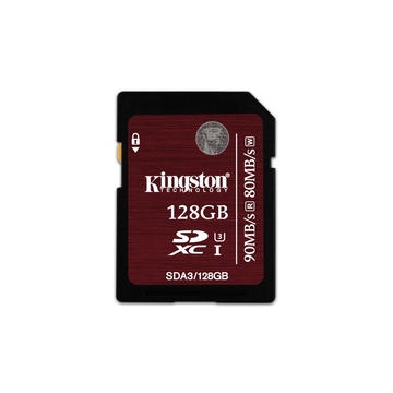  SDXC 128Гб Kingston Класс 10 UHS-I U3