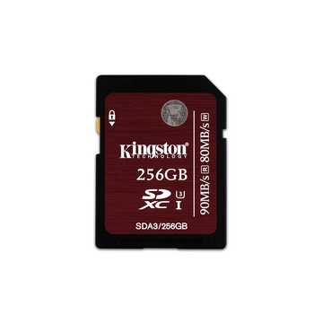  SDXC 256Гб Kingston Класс 10 UHS-I U3