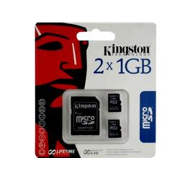  MicroSD 02Гб Kingston (2 штуки в комплекте)