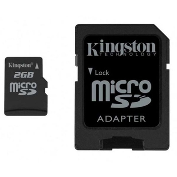  MicroSD 02Гб Kingston (адаптер)