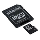  MicroSDHC 16Гб Kingston Класс 2 (адаптер)