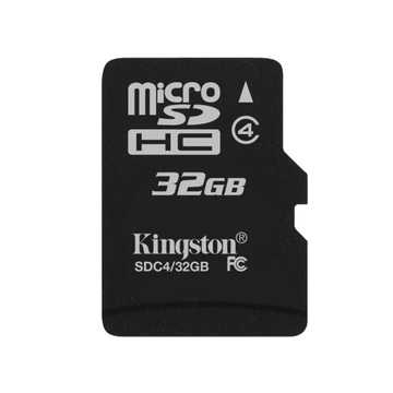  MicroSDHC 32Гб Kingston Класс 4 (без адаптера)
