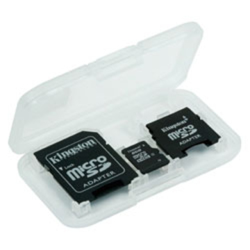  MicroSDHC 08Гб Kingston Класс 4 (2 адаптера)