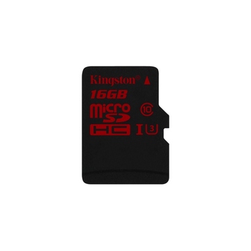  MicroSDHC 16Гб Kingston Класс 10 UHS-I U3 (адаптер)