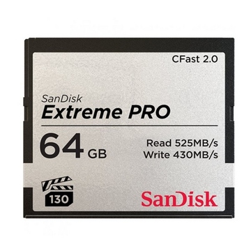  Compact Flash 64Гб Sandisk Extreme Pro 525Mb/s (CFAST, MLC)