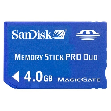  Memory Stick Pro Duo 04Гб Sandisk (без адаптера)