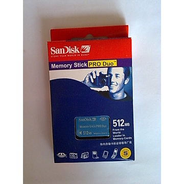  Memory Stick Pro Duo 512MB Sandisk