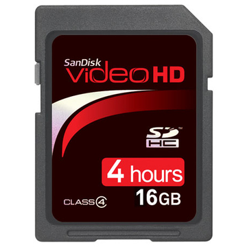  SDHC 16Гб Sandisk (Video HD)
