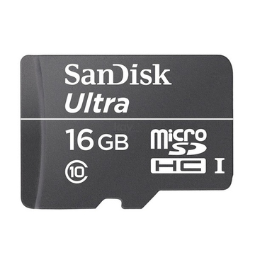  MicroSDHC 16Гб Sandisk Класс 10 UHS-I Ultra (без адаптера)