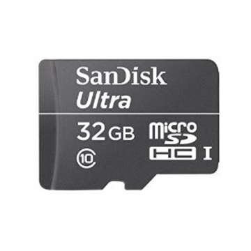  MicroSDHC 32Гб Sandisk Класс 10 UHS-I Ultra (без адаптера)