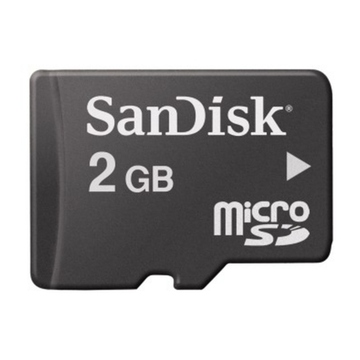  MicroSD 02Гб Sandisk  (без адаптера)