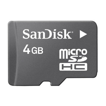  MicroSDHC 04Гб Sandisk Класс 4 (без адаптера)