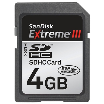  SDHC 04Гб Sandisk Extreme III