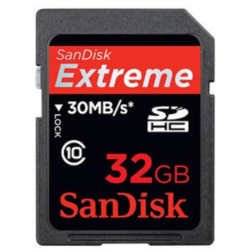  SDHC 32Гб Sandisk Класс 10 Extreme
