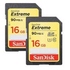  SDHC 16Гб Sandisk Класс 10 UHS-I U3 Extreme 90Mb/s 