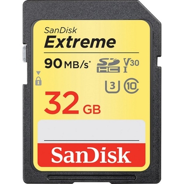  SDHC 32Гб Sandisk Класс 10 UHS-I U3 Extreme 90 Mb/s 2-Pack