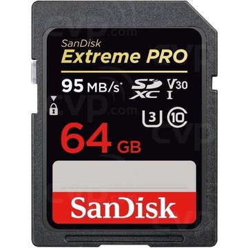 SDXC 64Гб Sandisk Класс 10 UHS-I U3 Extreme Pro