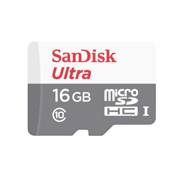  MicroSDHC 16Гб Sandisk Класс 10 UHS-I Ultra Android 48MB/s (без адаптера)