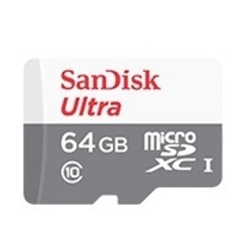  MicroSDHC 64Гб Sandisk Класс 10 UHS-I Ultra 48MB/s (адаптер)